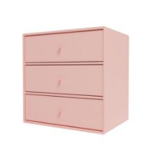 Bild von Montana Mini 1007 Modul mit 3 Schubladen 35x35 cm - 167 Ruby