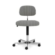 Bild von Montana Kevi 2534U Vollgepolsterter Bürostuhl SH: 40-53 cm – Mads Nørgaard/Chrom