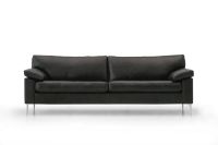 Bild von Mogens Hansen MH2163 4-Sitzer-Sofa L: 254 cm - Premium-Leder / Schwarz