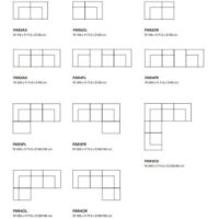 Bild von Montana Paradigm Gerades Sofa Modul B: 60 cm - Kvadrat/Re-Wool 218