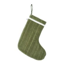 Bild von Ferm Living Vari Gesteppter Weihnachtsstrumpf H: 40 cm - Baumwolle/Khaki