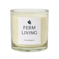 Bild von Ferm Living Vitto Duftlys Groß H: 12 cm - Hellzement