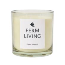 Bild von Ferm Living Vitto Duftlys Groß H: 12 cm - Hellzement