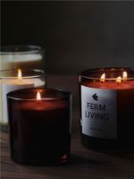 Bild von Ferm Living Vitto Duftlys Groß H: 12 cm - Hellzement