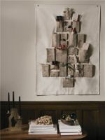 Bild von Ferm Living Kiefer Adventskalender Maxi 125x90 cm - Baumwolle/Natur