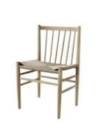 Bild von FDB Furniture J80 Jørgen Bækmark Stuhl SH: 45 cm – Geölte Eiche / Korbgeflecht