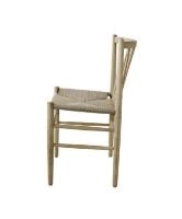 Bild von FDB Furniture J80 Jørgen Bækmark Stuhl SH: 45 cm – Geölte Eiche / Korbgeflecht