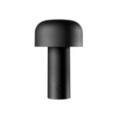 Bild von FLOS Bellhop Tischleuchte mit Batteriebetrieb, Höhe: 21 cm – Mattschwarz