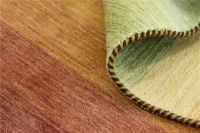 Bild von Rezas Leafs Teppich 240x170 cm - Baumwolle/Mehrfarbig