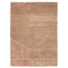 Bild von Rezas Landscape Fields Teppich 240x170 cm - Braun