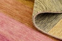 Bild von Rezas Leafs Teppich 240x170 cm - Baumwolle/Mehrfarbig