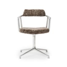 Bild von Vipp Limited Edition 452 Drehbare Stolgleiter SH: 44,5 cm - Curly 07/Umbra