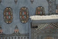 Bild von Rezas 3-lagiger Teppich 139x203cm - Blau