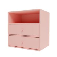 Bild von Montana Mini 1006 Modul mit 2 Schubladen 35x35 cm - 167 Ruby