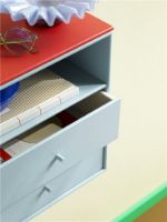 Bild von Montana Mini 1006 Modul mit 2 Schubladen 35x35 cm - 167 Ruby