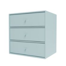 Bild von Montana Mini 1007 Modul mit 3 Schubladen 35x35 cm - 148 Flint