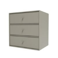Bild von Montana Mini 1007 Modul mit 3 Schubladen 35x35 cm - 144 Fenchel