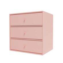Bild von Montana Mini 1007 Modul mit 3 Schubladen 35x35 cm - 167 Ruby