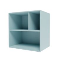 Bild von Montana Mini 1302 Modul mit Regalböden 35x35 cm - 148 Flint