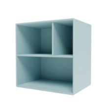 Bild von Montana Mini 1302 Modul mit Regalböden 35x35 cm - 148 Flint