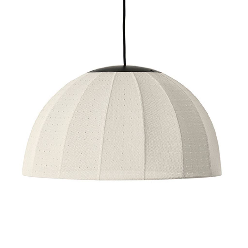 Bild von Handgefertigter Mollis-Anhänger, Ø 50 cm, Material: Polyester/Weiß