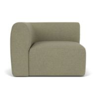 Bild von FDB Furniture L47 Korinth Ecksofa links, Breite: 93 cm – Präriegrün