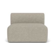 Bild von FDB Furniture L47 Korinth Mittelmodul-Sofa B: 80 cm - Hellgrau