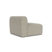 Bild von FDB Furniture L47 Korinth Mittelmodul-Sofa B: 80 cm - Hellgrau
