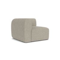 Bild von FDB Furniture L47 Korinth Ecksofa links, Breite: 93 cm – Hellgrau