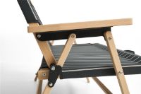 Bild von HAY Outdoor Market Klappsofa B: 117 cm - Schwarz/Beige gestreift