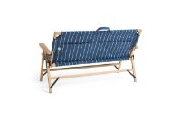 Bild von HAY Outdoor Market Klappsofa B: 117 cm - Blau/Beige gestreift