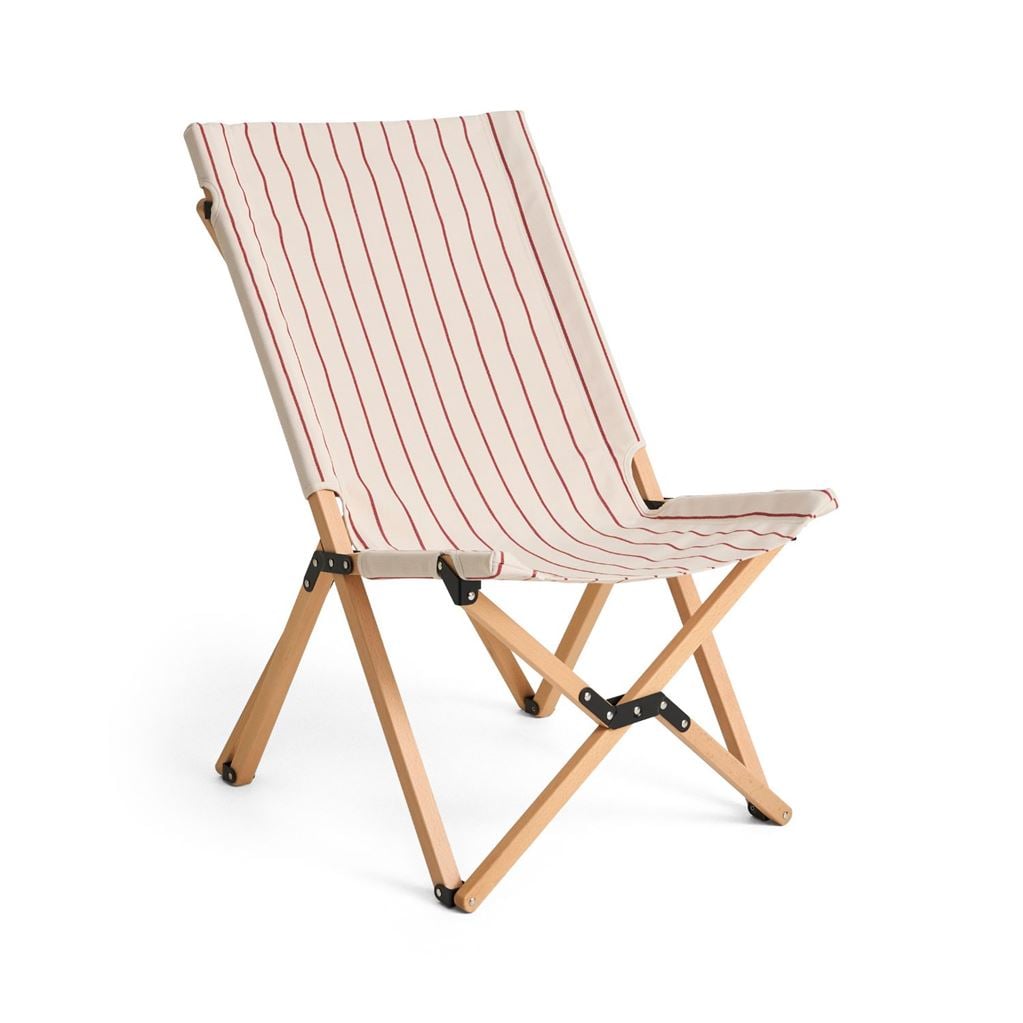Bild von HAY Outdoor Markt-Klappstuhl B: 52 cm - Beige/Rot gestreift
