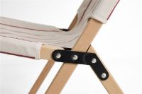 Bild von HAY Outdoor Markt-Klappstuhl B: 52 cm - Beige/Rot gestreift