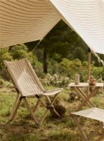 Bild von HAY Outdoor Markt-Klappstuhl B: 52 cm - Beige/Rot gestreift