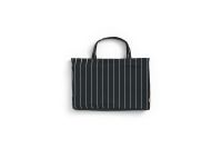 Bild von HAY Klapphocker für den Außenbereich B: 40 cm - Schwarz/Beige gestreift