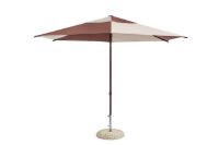 Bild von HAY Terrazza Sonnenschirm Sekskantet 300x300 cm - Off-White/Burgundy

