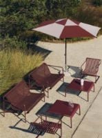 Bild von HAY Terrazza Sonnenschirm Sekskantet 300x300 cm - Off-White/Burgundy

