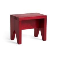 Bild von HAY Manolito Hocker, kurz, L: 30 cm – Kiefer/Rot