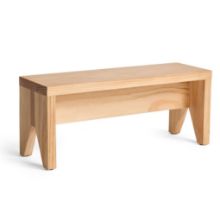 Bild von HAY Manolito Hocker, lang: 60 cm - Kiefer/Natur