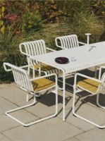 Bild von HAY Palissade Freischwinger Sessel, Höhe: 80 cm – Cremeweiß