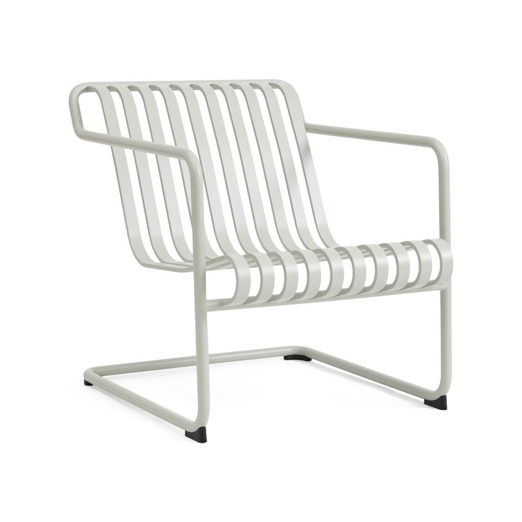 Bild von HAY Palissade Freischwinger-Loungesessel, niedrige Höhe: 71 cm - Himmelgrau