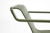 Bild von HAY Palissade Freischwinger-Loungesessel, niedrig, Höhe: 71 cm – Olivgrün