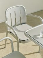 Bild von HAY Deville Stuhl- und Sessel-Sitzkissen 40x42 cm - Himmelgrau