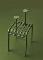 Bild von HAY Host Tragbare Lampe 220 H: 22 cm - Olivgrün