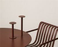 Bild von HAY Host Tragbare Lampe 220 H: 22 cm - Eisenrot