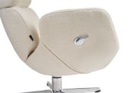 Bild von Conform Turtle Sessel SH: 42 cm – Schwarz/Aluminium