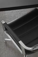 Bild von Vipp Stuhl-/Dreharmlehnenbezug, 2 Stück – Leder/Schwarz