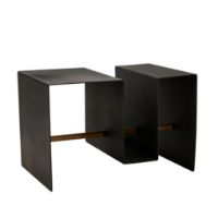 Bild von Andersen Furniture Edge Beistelltisch H: 51 cm - Metall/Eiche