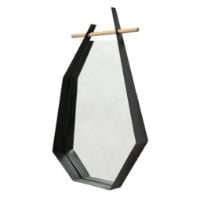 Bild von Andersen Möbelrandspiegel, Höhe: 45 cm - Metall/Eiche