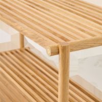 Bild von Andersen Furniture Säulen-Schuhregal L: 87 cm - Matt lackierte Eiche